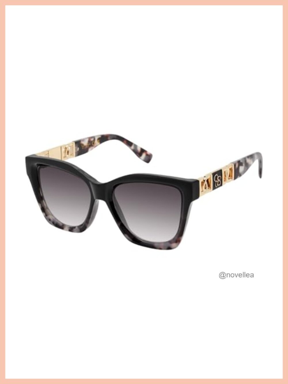 Jessica Simpson Eye Catching Rectangular Sunglasses Non-Polarized UV Protection